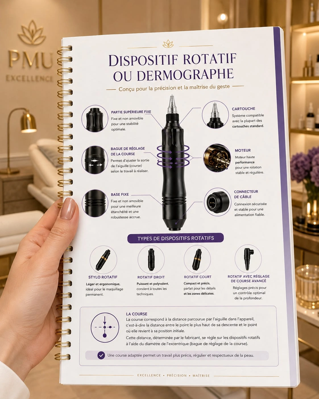 Dispositif Rotatif ou Dermographe